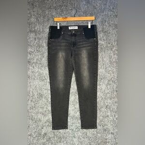 Bohemian Traders Skinny Jeans Black Charcoal Size 28x27